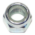 Midwest Fastener Nylon Insert Lock Nut, 3/8"-24, Steel, Grade 2, Zinc Plated, 100 PK 03663